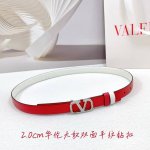 2.0Cm 华伦天奴双面平纹腰带，双面头层牛皮皮料，长度：.75.80.85.90.95.100欧，铜五金钻扣原版开模定制庆祝]