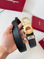 品名：菲拉格慕.Ferrgamo腰带 皮带 原单 型号：挂扣，纯铜材质经典挂扣，实物拍摄，头层牛皮 材料：百分百头层牛皮，保证真皮。纯铜材质，真空电镀永不掉色，