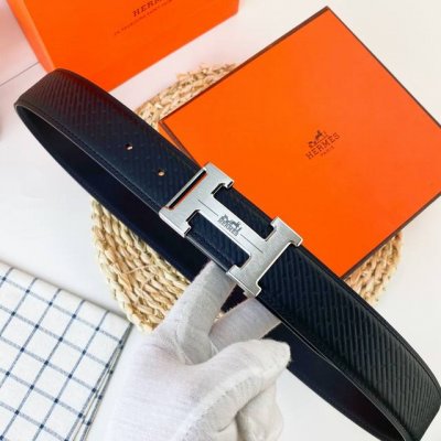爱马仕 特种皮腰带系列 ，原厂五金精品不锈钢扣 手感柔软舒适 宽3.8Cm。
