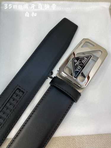 特 普拉达男士自动腰带- 宽度34Mm 316精品钢扣 精工打造 手感柔软 可以裁剪