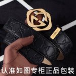 品名：古奇.Gu Cci原单 型号：认准如图专柜包装，赠送打孔器 材料：百分百头层牛皮，保证真皮。24K纯钢扣，Gg花纹双G系列专柜同等质量， 送人自用首选 包