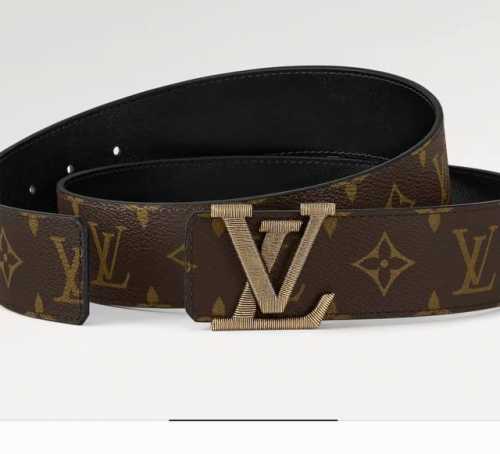 Lv.路易威登 全套包装 原版品质 代工厂货品 40Mm宽度 正品一体铸造五金钢扣，原厂皮料 双面原厂定制面料，区别市场货