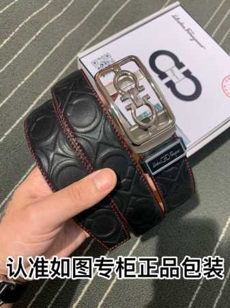 皮带：菲拉格木自动扣 腰带：百分百头层牛皮，自动带身，保证真皮。24K纯钢扣永不掉色专柜同等质量， 送人自用首选 包装： 请认准如图专柜包装，赠送打孔器，银联发 - 点击图像关闭
