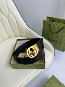 特 Gucci，原厂精密电渡扣头，意大利原厂皮，宽3.7Cm，代购级。