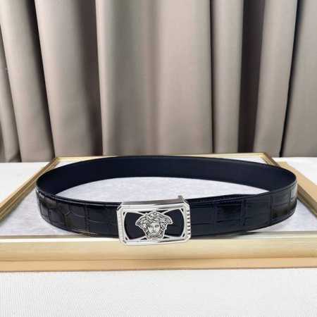 范思哲商务休闲、正装均可佩戴！3.8Cm 最新款扣头，抛光扣头、时尚百搭 - 点击图像关闭