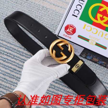 品名：古奇.Gu...Cci原单 材料：百分百头层牛皮，保证真皮。24K纯钢扣双面可用专柜同等质量， 送人自用首选 包装： 请认准如图专柜包装，赠送打孔器，银联 - 点击图像关闭