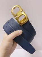 Ferragamo.菲拉格慕 全套包装包装 宽度3.5Cm 高级定制款男士皮带 双面进口牛皮 可双面使用 自行选择搭配 真材实料 很有质感 时尚经典不失风范 搭