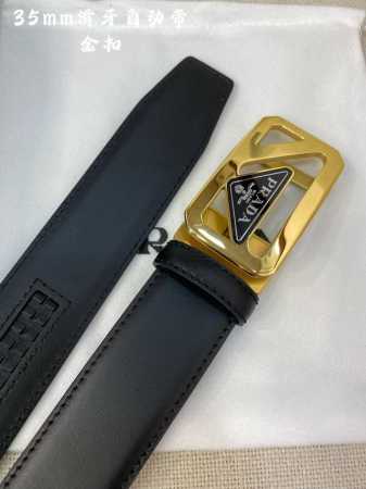 普拉达男士自动腰带- 宽度34Mm 316精品钢扣 精工打造 手感柔软 可以裁剪 - 点击图像关闭