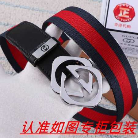 品名：古奇.Gu...Cci原单 材料：百分百头层牛皮，保证真皮。24K纯钢扣双面可用专柜同等质量， 送人自用首选包装： 请认准如图专柜包装，赠送打孔器，银联发 - 点击图像关闭