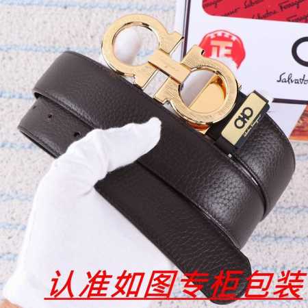 品名：菲拉格木·腰带原单·皮带 材料：百分百头层牛皮，保证真皮。24K纯钢扣双面可用专柜同等质量， 送人自用首选 包装： 请认准如图专柜包装，赠 - 点击图像关闭