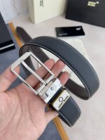 品名：万宝龙.Montblanc原单 腰带 皮带 型号：针扣，新款原版经典精品针式扣，实物拍摄，原版头层牛皮 材料：百分百头层牛皮，保证真皮。双面可用专柜同等质