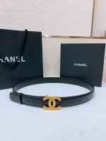 Chanel经典双C皮带腰带 Logo扣搭配进口小牛羊皮带身，质感满分，简直身春日里的点睛之笔，皮带直径3.0Cm