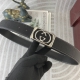 Lv 特种皮腰带系列 ，原厂五金精品不锈钢扣，手感柔软舒适 宽3.8Cm。