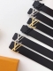 特 Lv.路易威登 全套包装 原版品质 代工厂货品 40Mm宽度 正品一体铸造五金钢扣，原厂皮料 双面原厂定制面料，区别市场货