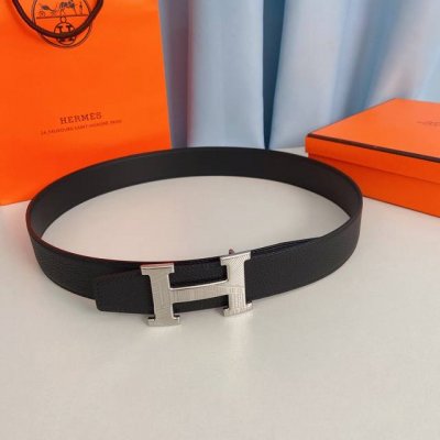 爱马仕 Hermes 38Mm腰帶 精钢五金 搭配togo皮，双面可用，
