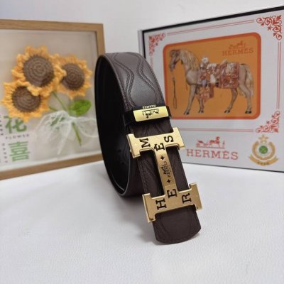 品名：爱马仕.Hermès 原单 材质：原单牛皮腰带 百分百头层牛皮腰带保证真皮，24K纯钢扣，专柜原单品质、做工精细，时尚大牌，送人自用首选 包装： 请认准如