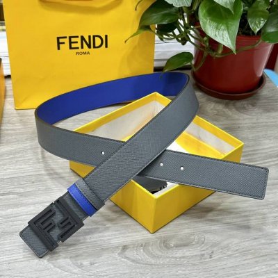特 Fendl芬迪 专柜同款 宽40Mm双面原版小牛皮 搭配单钌钯电镀扣 完美的手感.油边 出众的设计.风格 高贵奢华 时尚大方 高清实拍 货真价实 品质保证
