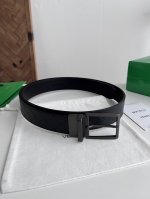 Bv 2026新款Intrecciato Stamp编织压纹腰带 原厂牛皮压印Intrecciato编织图案 双面用 搭配真空枪色可旋转针扣 侧面有标识 宽度3