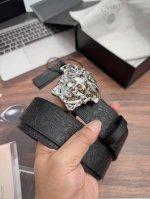 特 范思哲原单，宽4Cm进口热压纹路头层牛皮配专用皮底。