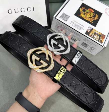 皮带：古奇.Gu...Cci原单 镶钻 腰带：百分百头层牛皮，保证真皮，24K镶钻纯钢扣双面可用专柜同等质量， 送人自用首选 包装： 请认准如图专柜全套礼盒包装 - 点击图像关闭