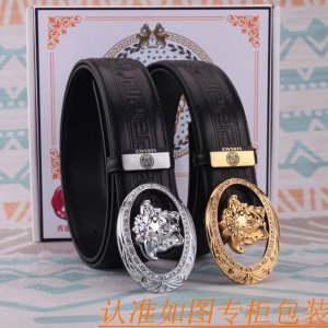 腰带皮带：范思哲原单牛皮腰带 男款皮带：材质百分百头层牛皮腰带保证真皮皮带，专柜原单品质、做工精细，时尚大牌，送人自用首选包装： 请认准如图专柜包装赠送打孔器手