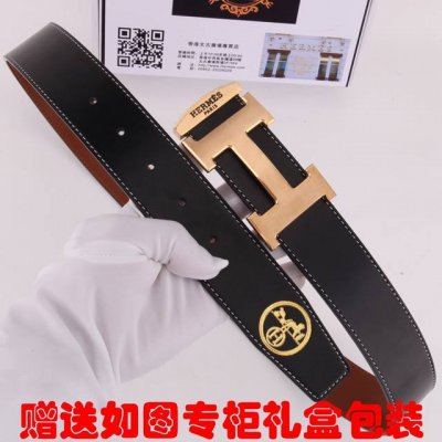 皮带：爱马仕.Her...Mes原单 腰带：百分百头层牛皮，保证真皮，24K纯钢扣双面可用专柜同等质量， 送人自用首选 包装： 请认准如图专柜包装，赠送打孔器，