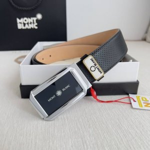 品名：万宝龙.Montblanc原单 腰带 皮带 型号：挂扣，新款原版经典精品双色挂扣，实物拍摄，原版头层牛皮 材料：百分百头层牛皮，保证真皮。双面可用专柜同等