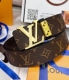 皮带：Lv..路易..威登顶级复刻- 腰带：原单品质百分百进口原厂头层牛皮，保证真皮。雕花设计.真空电镀.永不掉色.24K纯钢扣头层小牛皮系列双面可用专柜同等质