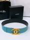 Chanel 复古金扣 小牛皮腰带 简约 经典 手感柔软 5.5Cm