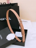 Chanel 小牛皮 与 羊皮 黄铜金属 手感柔软 舒适 2.0Cm