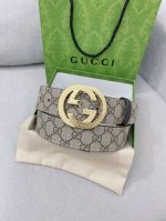 特 Gucci 高端定制男士原单皮带，海外限量定制款式，顶级原厂材质复刻，体现腰间贵族的一款必备腰带，宽度4.0Cm