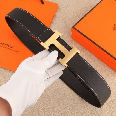 特 P160 爱马仕 3.8Cm 顶级进口头层手掌纹牛皮配平纹底，经典拉丝款式，专柜有售，细节无可挑剔配送全套专柜包装，宽度 3.8Cm
