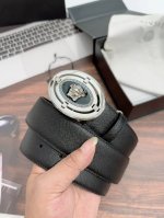 特P250 范思哲宽4.0，进口热压纹路头层牛皮饰以人头钢扣，9175115