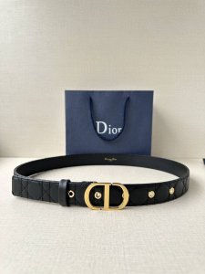 特 宽度3.0Cm 这款30 Montaigne 腰带从同名手袋汲取灵感，以典雅的风格全新演绎Dior 经典标识。采用黑色光滑牛皮革等材质精心制作，饰以经典的藤
