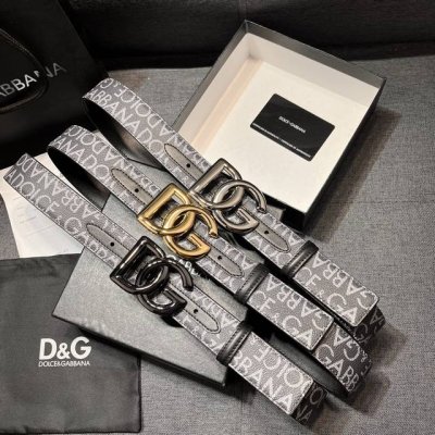 Dg 宽3.5Cm 杜嘉班纳 新款 涂层织物腰带，整体点缀别具一格的提花工艺 Dolce&Gabbana 徽标