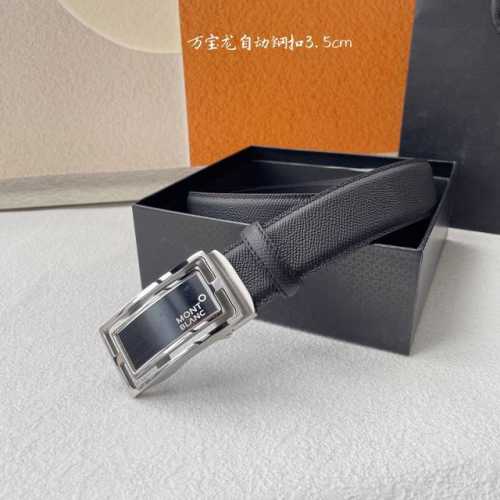 特 品牌： 万宝龙 Montblanc家持续其一贯的高雅、绅士、精致的风格，进口小牛皮，手感细腻柔软。纯钢自动精品扣，男士必备！宽度：3.5Cm