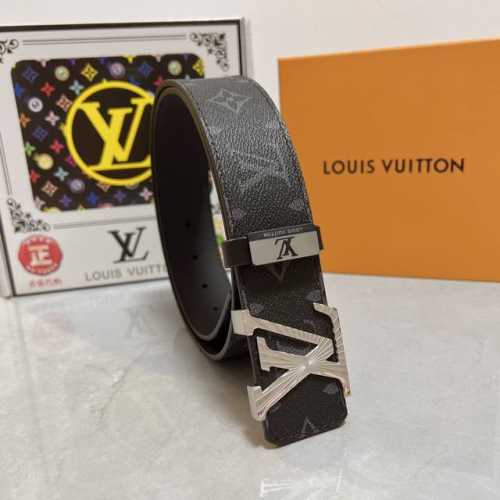 品名：Lv..路易..威登原单 材质：原单牛皮腰带 百分百头层牛皮腰带保证真皮，24K纯钢扣，专柜原单品质、做工精细，时尚大牌，送人自用首选 包装： 请认准如图