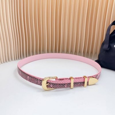 2.5Cm 塞琳官网新款，蛇皮搭配牛皮皮料，长度：.75.80.85.90.95.欧，铜五金钻扣原版开模定制庆祝]