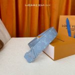 特 路易威登 4.0Mm 男款 双面原厂皮料 双面使用 精品原厂贴皮扣头 休闲百搭 专柜同款 高端品质