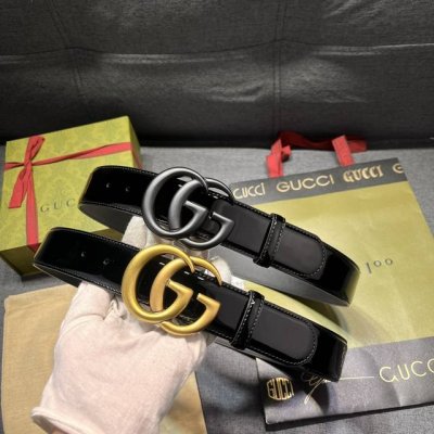 古奇 宽4.0Cm Gucci 新款 同步更新，进口原厂漆皮 头层牛皮，最新设计，专柜新款 使得整体更加时尚百搭款式，