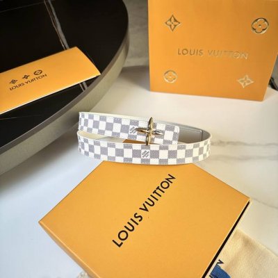 L0Uis Vuitt0N 今季新品 驢家女士原單腰帶 寬度25毫米 定制帆布面搭配小牛皮磨砂底 全新開模鋼扣 三色五金可供選擇. 雙面用 百搭款