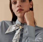 爱马仕Hermes “圆点钥匙”Twilly小丝巾 Twilly小丝巾 100%桑蚕丝 重磅18姆米斜纹面料 这款小巧的真丝配饰佩戴方式千变万化，可为您的日常造