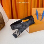 特 路易威登 4.0Mm 男款 顶级原单 双面原厂原单皮 精品专柜扣头 休闲百搭 专柜同款