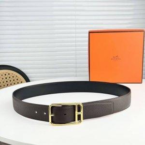 特 。 爱马仕针式扣Togo男士皮带，爱马仕3.5双头层牛仔配饰腰带。双面可佩戴