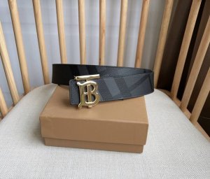 burberry 巴宝莉 Tb专属标识图案 意大利制皮革腰带 采用百搭双色设计 宽:4.0Cm 今年B家最新款式 亲们赶紧转图下单哦！ 简单精致 流行款