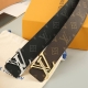 Lv 代工厂货品 4.0宽度 可验货，正品一体铸造镶钻五金，原厂皮料