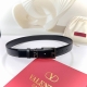 特 3.5cm华伦天奴新款腰带，双面头层牛皮皮料，长度：80.85.90.95.100.105.110欧，铜五金针扣原版开模定制庆祝][庆祝
