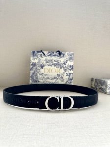 特 宽度3.5 Cm Dior 迪奥两面腰带款式迷人多样，采用多种材质精心打造，为各式廓形增添点睛之笔，彰显优雅醒目的气质。向迪奥钟爱的细节艺术致敬，彰显非凡的