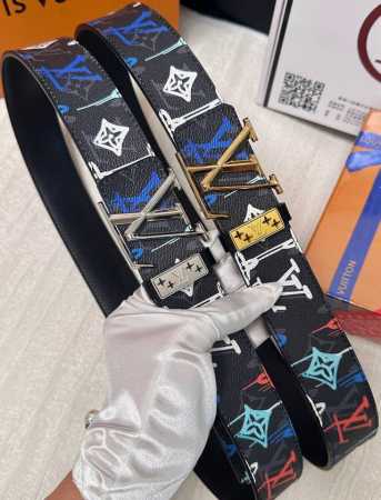 皮带：Lv.路易威登顶级复刻- 腰带：原单品质百分百进口原厂头层牛皮，内穿尾巴.暗扣滑道款.保证真皮。雕花镂空工艺.真空电镀.永不掉色.24K纯钢扣藤原浩同款- - 点击图像关闭