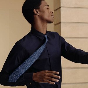 特 专柜同步新款 小锚链领带 稀有H家每年都有一千条不同印花的领带面世，从最初的多以几何图案表现骑术活动为主，到如今的款式则丰富得多，以活泼的动物或日常生活 事